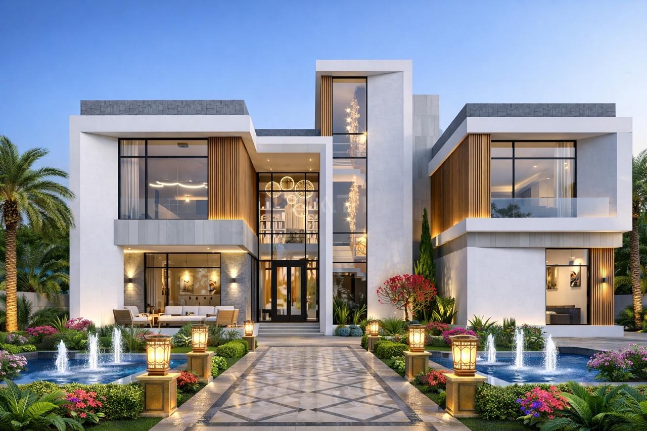 Luxury residential villa design